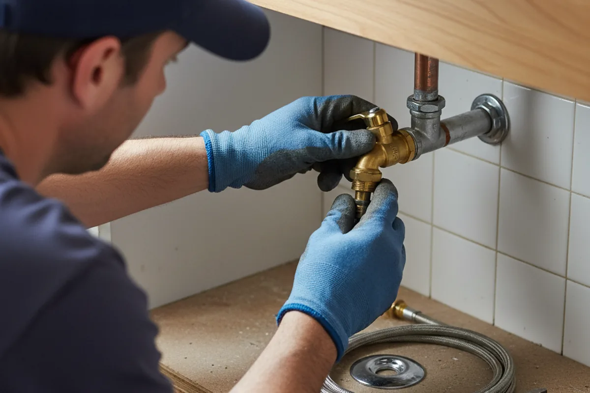 Shutoff valve and fitting work during Repiping in Bellevue